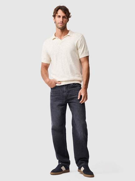 Rodd & Gunn Poison Bay Linen Blend Open Collar, Natural - view 2, Natural
