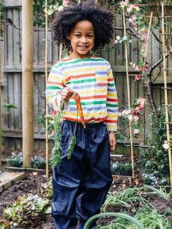 Muddy Puddles Puddlepac Trousers, Navy - view 2, Navy