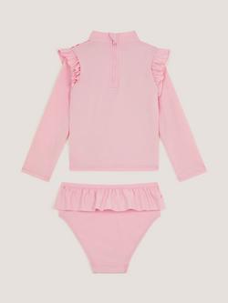Monsoon Baby Giraffe Long Sleeve Swim Set, Pink/Multi - view 2, Pink/Multi