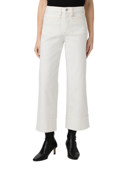 PAIGE Anessa High Rise Wide Leg Jeans, Toasted Ecru - view 2, Toasted Ecru