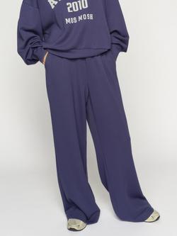 MOS MOSH Nima Wide Leg Joggers containing LENZING™ ECOVERO™ Viscose, Crown Blue, Crown Blue