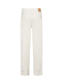 MOS MOSH Soey Tenna High Rise Straight Trousers, Ecru - view 2, Ecru