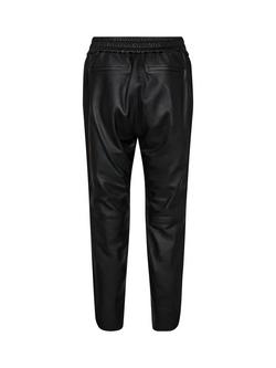 MOS MOSH Zabel Pure Leather Joggers, Black - view 2, Black