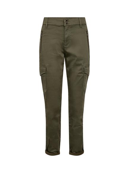 MOS MOSH Gilles Tima Cargo Trousers, Olive Night