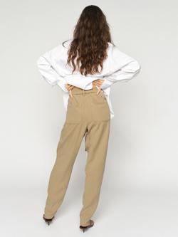 MOS MOSH Maison Stalom Turn Up Trousers, Twill - view 2, Twill