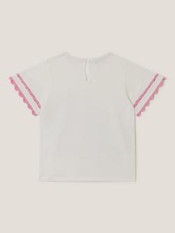 Monsoon Kids' Short Sleeve London Scene T-Shirt, White/Multi - view 2, White/Multi