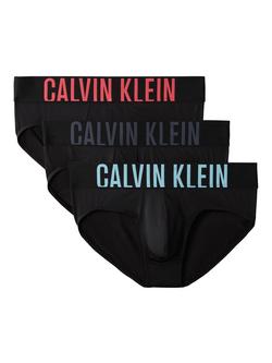 Calvin Klein Intense Power Hip Briefs, Pack of 3, Black, Black