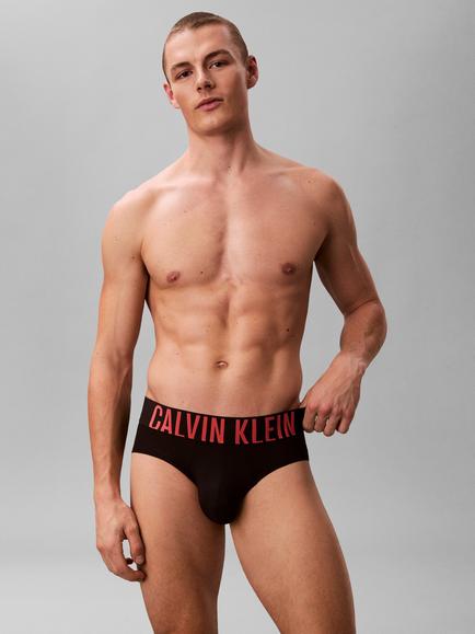 Calvin Klein Intense Power Hip Briefs, Pack of 3, Black, Black