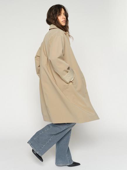 MOS MOSH Riko Trench Coat, Twill - view 2, Twill