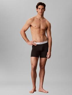 Calvin Klein Cotton Blend Boxer Briefs, Pack of 3, Black/Multi, Black/Multi