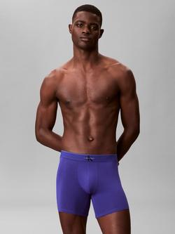 Calvin Klein Boxer Briefs, Pack of 3, Light Blue/Multi - view 2, Light Blue/Multi