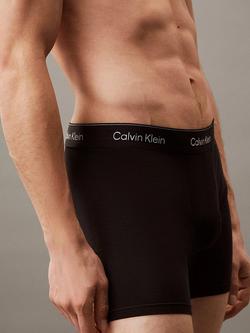 Calvin Klein Stretch Cotton Boxer Briefs, Pack of 5, Black - view 2, Black