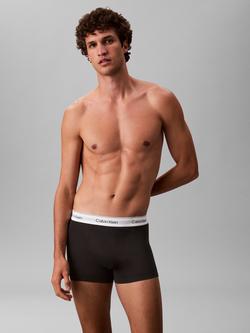 Calvin Klein Relaxed Fit Trunks, Pack of 5, Black - view 2, Black