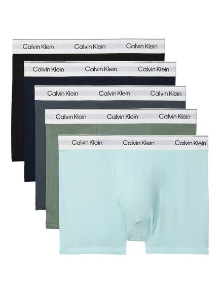 Calvin Klein Stretch Cotton Relaxed Fit Trunks, Pack of 5, Multi, Multi