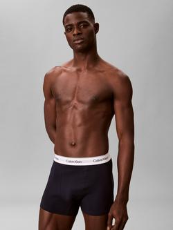 Calvin Klein Stretch Cotton Relaxed Fit Trunks, Pack of 5, Multi - view 2, Multi