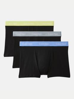 Calvin Klein Icon Relaxed Fit Cotton Blend Trunks, Pack of 3, Multi, Multi