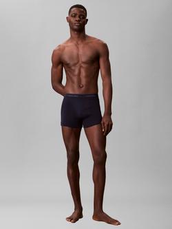 Calvin Klein Cotton Waistband Trunks, Pack of 3, Multi - view 2, Multi