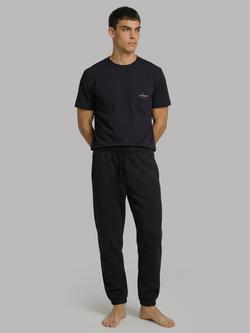 Calvin Klein Stretch Cotton Lounge T-Shirt, Black - view 2, Black