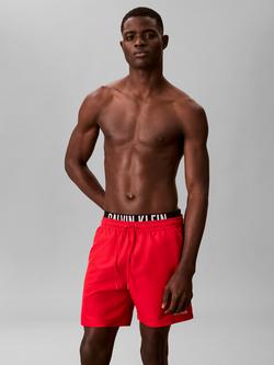 Calvin Klein Performance Woven Swim Shorts - view 2, Red