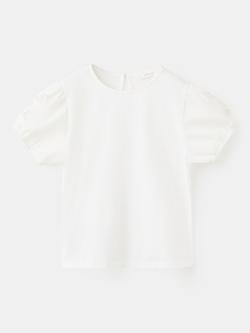Mango Kids' Strass T-Shirt, Off White, Off White