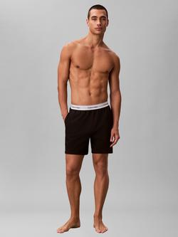 Calvin Klein Cotton Lounge Shorts, Black - view 2, Black