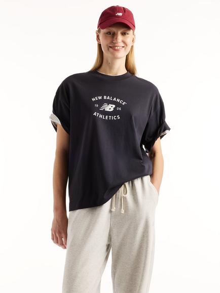 New Balance Reimagined Oversized T-Shirt, Dark Night (dnt), Dark Night (dnt)