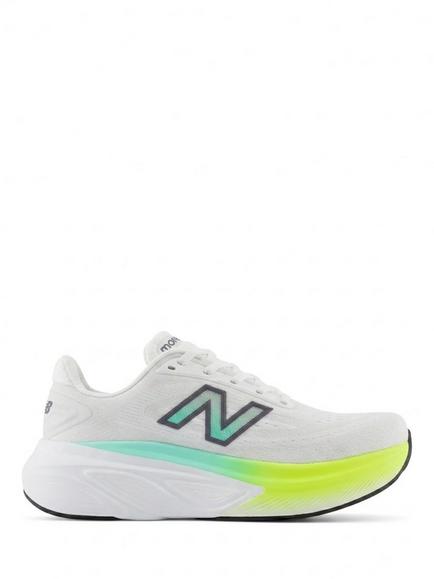 New Balance More v6 Running Shoes, White/Bright Mint, White / Bright Mint