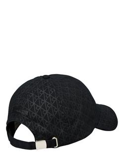 Calvin Klein Monogram Cotton Baseball Cap, Dark Grey - view 2, Dark Grey
