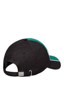 Calvin Klein Two Tone Cotton Baseball Cap, Green Bottle - view 2, Green Bottle