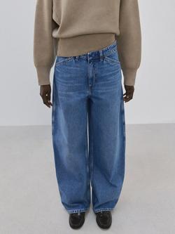 Mango Mid Rise Balloon Jeans, Mid Denim, Mid Denim