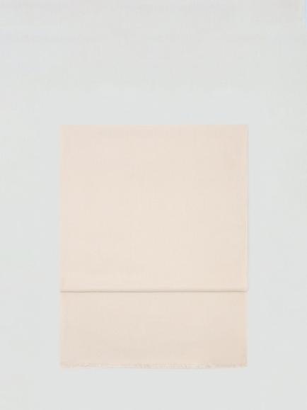 Mango Wivy Frayed Scarf, Beige, Beige