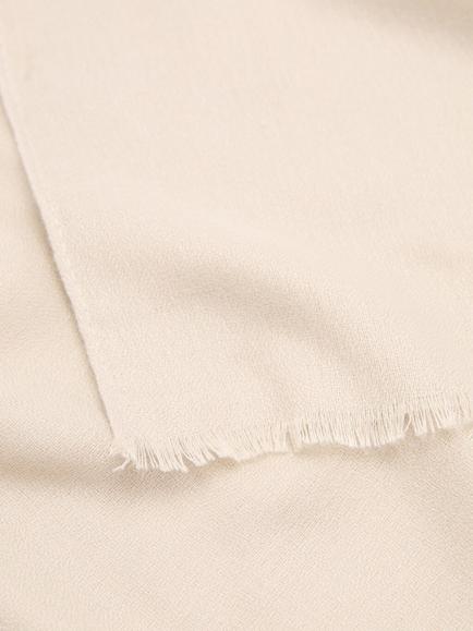 Mango Wivy Frayed Scarf, Beige - view 2, Beige