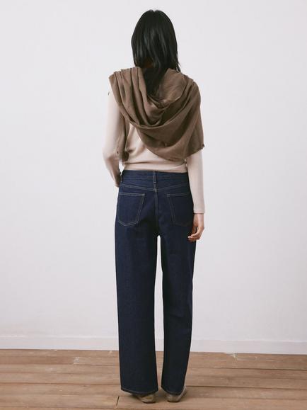 Mango New York Low Rise Straight Jeans, Soft Denim - view 2, Soft Denim