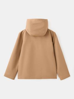Mango Kids' Hooded Parka Jacket, Caramel - view 2, Caramel