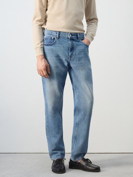 Mango Bob Regular Fit Jeans, Mid Denim, Mid Denim