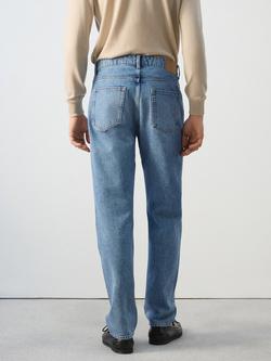 Mango Bob Regular Fit Jeans, Mid Denim - view 2, Mid Denim