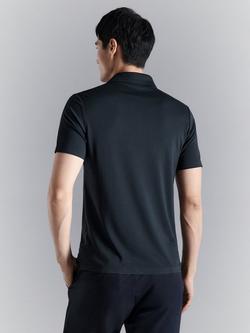 Mango Laziop Stretch Polo Shirt - view 2, Navy