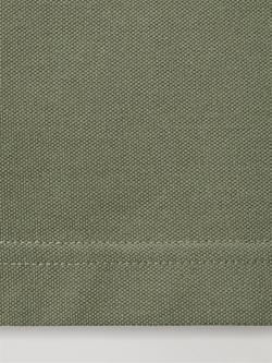 Mango Cotton Blend Slim Fit Open Collar Polo Shirt - view 2, Khaki