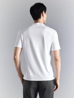 Mango Lazio Round Neck Slim Fit T-Shirt, White - view 2, White