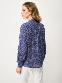 Crew Clothing Savannah Floral Shirt, Dark Blue - view 2, Dark Blue