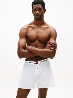 Tommy Hilfiger Cotton Woven Check & Plain Boxers, Pack of 3, Multi - view 2, Multi