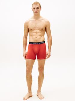 Tommy Hilfiger Stretch Cotton Boxer Briefs, Black/Multi - view 2, Black/Multi