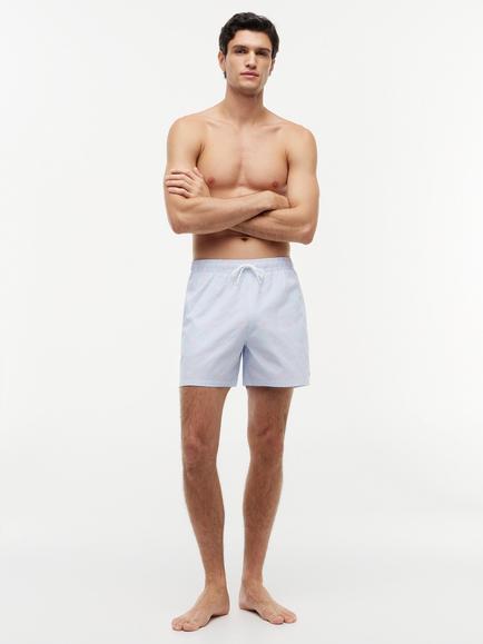 Tommy Hilfiger Ithica Stripe Swim Shorts, Navy/Multi - view 2, Navy/Multi