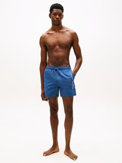 Tommy Hilfiger Medium Length Swim Shorts, Blue Indigo - view 2, Blue Indigo