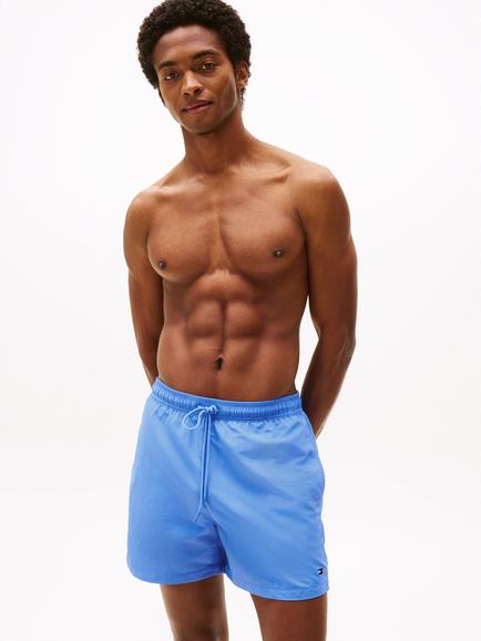 Tommy Hilfiger Branded Swim Shorts, Blue Mid, Blue Mid