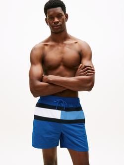 Tommy Hilfiger Colour Block Swim Shorts, Blue Navy, Blue Navy