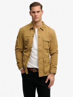 Superdry Burford Jacket, Washed Tan, Washed Tan