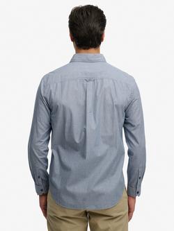 Superdry Cut Away Poplin Shirt, Cote Blue - view 2, Cote Blue