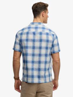 Superdry Cabana Check Short Sleeve Shirt, White - view 2, White