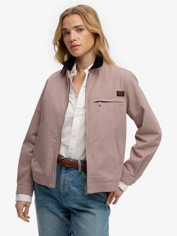 Superdry Cord Collar Ranch Jacket, Fawn